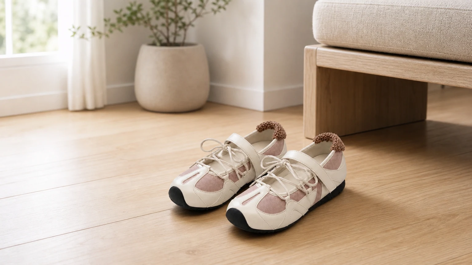 Ballerine sportive da donna ispirate alla scena streetwear orizzontale