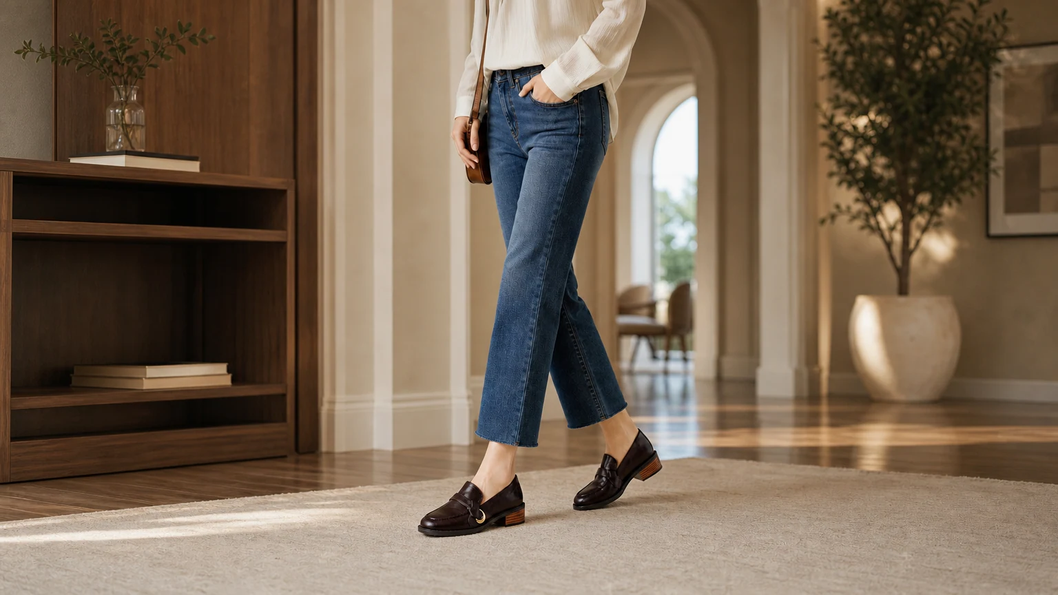 Des mocassins à enfiler raffinés, parfaits pour le bureau comme le week-end