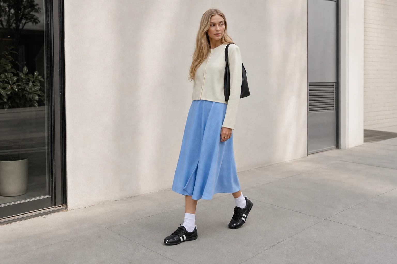 Ballerine stringate in stile lifestyle