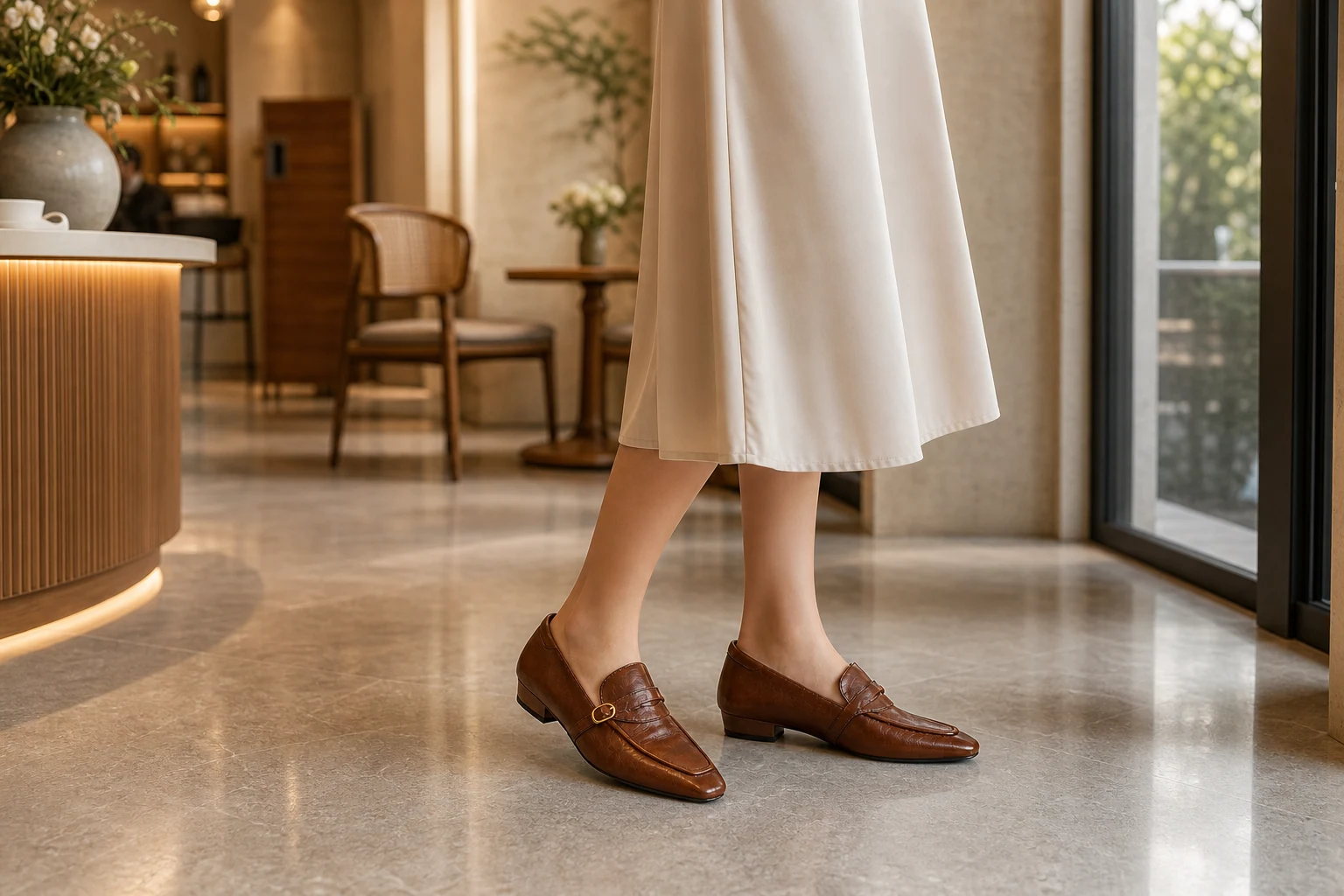 Chaussures confortables à enfiler conçues dans un style de vie quotidien.